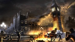 War fire Britain tanks