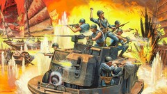 War Guns artist paintings Adventure Mort Kunstler