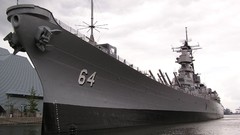 War Guns military Warships USS Wisconsin