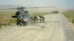 War Helicopters dust Army fight soldiers shooting military 