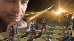 War light chess fight soldiers