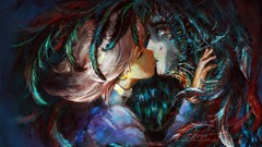War love time Japan Anime kissing fan art hayao miyazaki sophie 