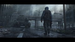 War Men military apocalyptic cities artwork