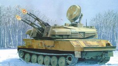War military tanks zsu-23-4 shilka