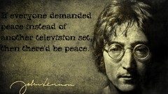 War Music peace The Beatles John Lennon