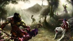 War orc warcraft iii fantasy art