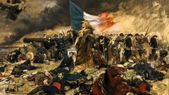 War Paris Flags paintings artwork