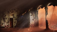 War post-apocalyptic destruction romania