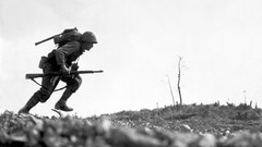 War running soldier battles