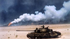 War smoke Army tanks Iraq