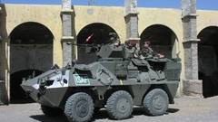 War soldiers parking military patrol tanks NATO Afghanistan apc 