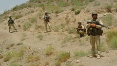 War soldiers patrol infantry NATO Afghanistan Polish assault 
