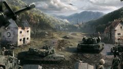 War tanks artwork