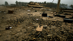 War tanks Iraq ammunition