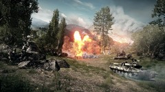 War weapons explosions soldiers battlefield tanks video games
