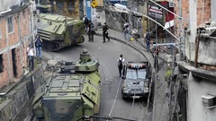 War weapons Guns police alley slum military Rio de Janeiro 