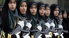War woman weapons Army fight iran