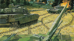 Warfare tanks battles artwork