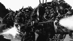 Warhammer 40k fantasy art chaos space marine