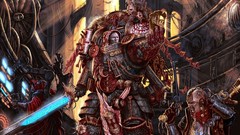 Warhammer artwork video games futuristic