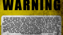 Warning