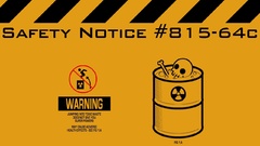 Warning toxic waste