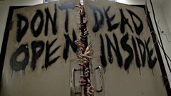 Warning zombies doors