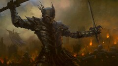 warrior fantasy art dark fantasy sword armour artwork