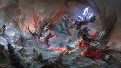 Warriors 3d fantasy Dragons