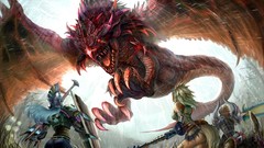 Warriors creatures video games fantasy art Monster Hunter 