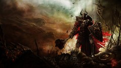 Warriors diablo iii barbarian artwork fantasy art