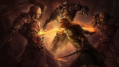 Warriors dragon age fantasy art Zevran Arainai