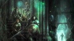 Warriors fantasy art book covers dungeons