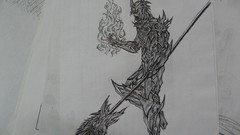 Warriors Lancer superheroes artwork