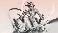 Warriors Swords artwork fantasy art