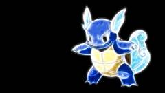 Wartortle black background Pokemon