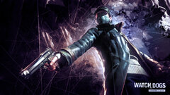 watch dogs aiden pearce gun machine gun video games digital art