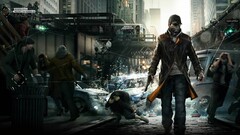 watch dogs video games gun digital art PC gaming science fiction