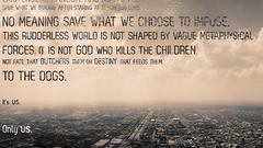 Watchmen cityscapes text Quotes