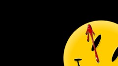 Watchmen Movies blood smiley
