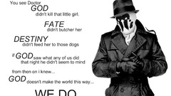 Watchmen Quotes Rorschach grayscale