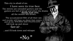 Watchmen Quotes Rorschach monochrome