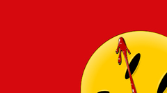 Watchmen red Simple Background