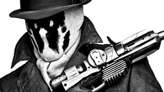 Watchmen Rorschach grayscale monochrome
