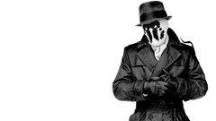 Watchmen Rorschach grayscale monochrome