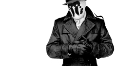 Watchmen Rorschach grayscale monochrome
