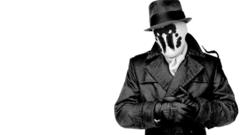 Watchmen Rorschach grayscale monochrome