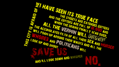 Watchmen text Quotes Typography