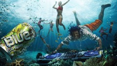 Water 3D view swimming