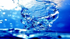 Water abstract blue